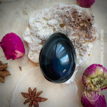 Cargar imagen en el visor de la galería, Huevo Yoni de Obsidiana Arcoíris