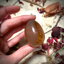 Load image in gallery viewer,Carnelian Yoni Egg, medium, without hole.
