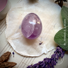 Load image in gallery viewer,Amethyst Yoni Egg without hole, small size
